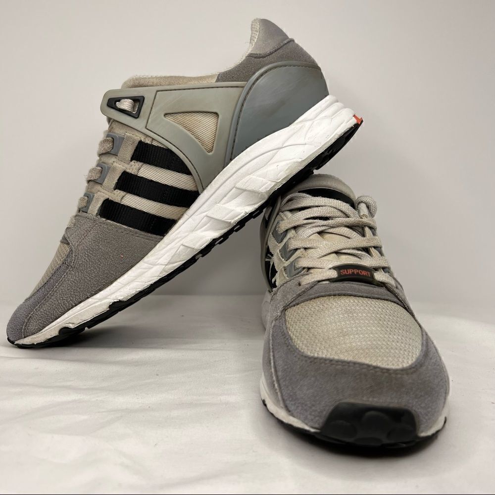 Adidas EQT Support RF Sneakers Light Onix Suede‎ Mesh Mens 9